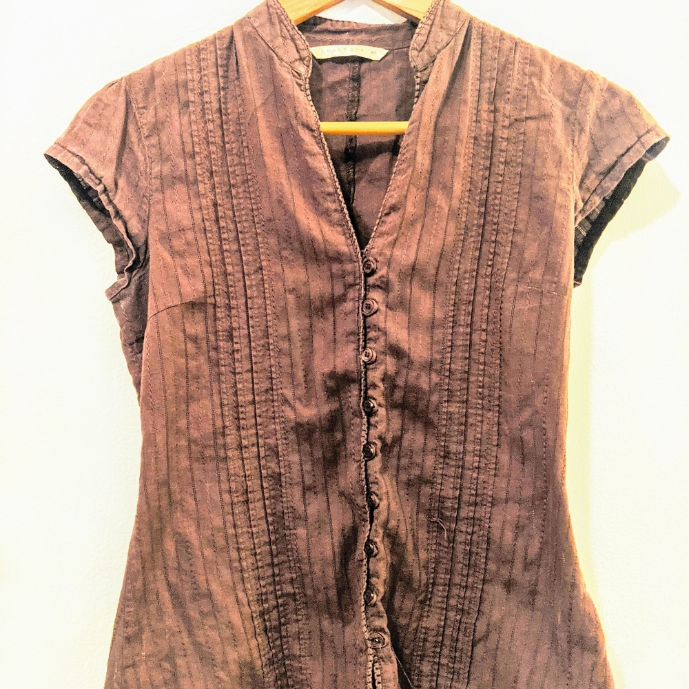 Dark brown shirt